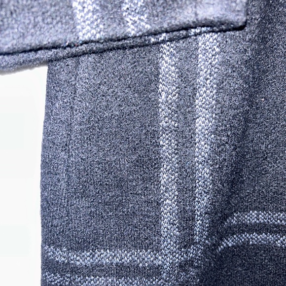 Adrienne Vittadini Gray Black Plaid Wool Coat Women’s Sz 1X - Picture 11 of 13